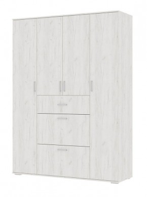 Шкаф Нельсон ШК-03 (Дуб Крафт белый/Дуб Крафт белый) в Урае - uray.mebel24.online | фото 4