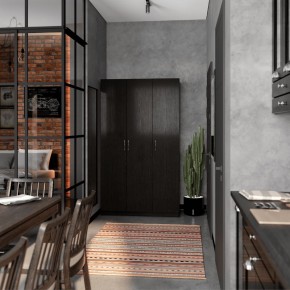 Шкаф ОРИОН трехдверный, цвет Дуб Венге в Урае - uray.mebel24.online | фото 4