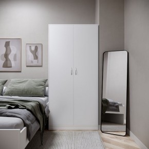 Шкаф ПЕГАС двухдверный, цвет белый в Урае - uray.mebel24.online | фото 4