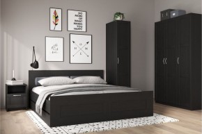 Шкаф ПЕГАС однодверный с рамочным фасадом, цвет Дуб Венге в Урае - uray.mebel24.online | фото 4