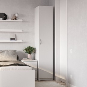 Шкаф ПЕГАС однодверный, цвет белый в Урае - uray.mebel24.online | фото 4