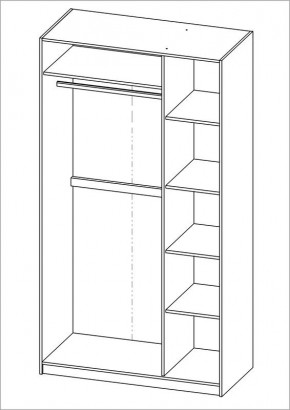 Шкаф ПЕГАС трехдверный с рамочным фасадом, цвет белый в Урае - uray.mebel24.online | фото 3