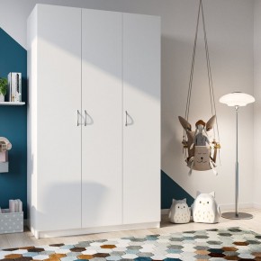 Шкаф ПЕГАС трехдверный, цвет белый в Урае - uray.mebel24.online | фото 2