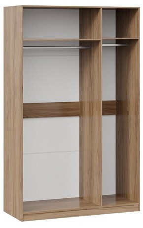 Шкаф платяной Глосс СМ-319.07.433 в Урае - uray.mebel24.online | фото 2