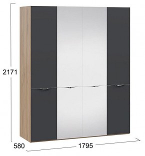 Шкаф платяной Глосс СМ-319.07.442 в Урае - uray.mebel24.online | фото 3