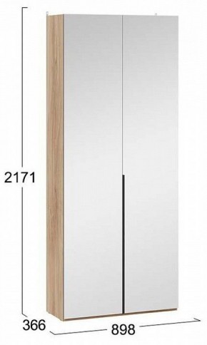 Шкаф платяной Порто СМ-393.07.224 в Урае - uray.mebel24.online | фото 4