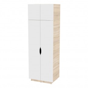 Шкаф "Аврора (H37)" (ДСС-Белый) в Урае - uray.mebel24.online | фото