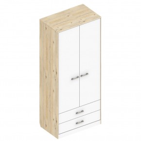 Шкаф "Милана" 2-х створчатый с 2 ящиками в Урае - uray.mebel24.online | фото
