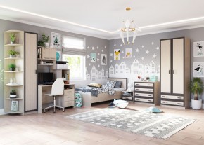 НАОМИ Шкаф 2-х створчатый с 2 ящиками в Урае - uray.mebel24.online | фото 2