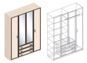Шкаф "Наоми" 4-х створчатый в Урае - uray.mebel24.online | фото