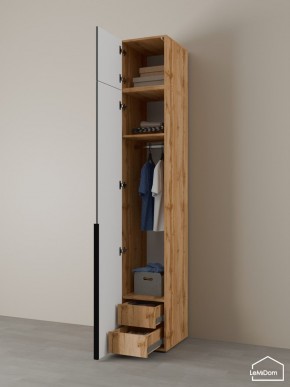Шкаф с антресолью Linnea MHR-1A-3 2450х400х510 (ДВ-М 11.1.25) в Урае - uray.mebel24.online | фото 5