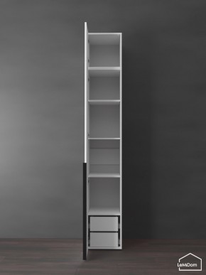 Шкаф с антресолью Linnea MHR-1A-4 2450х400х510 (Белый-М 11.1.1) в Урае - uray.mebel24.online | фото 6