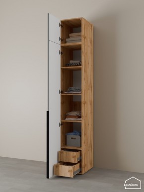 Шкаф с антресолью Linnea MHR-1A-4 2450х400х510 (ДВ-М 11.1.25) в Урае - uray.mebel24.online | фото 5
