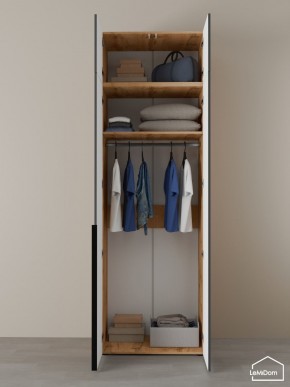 Шкаф с антресолью Linnea MHR-2A-1 2450х800х510 (ДВ-М 11.1.25) в Урае - uray.mebel24.online | фото 4