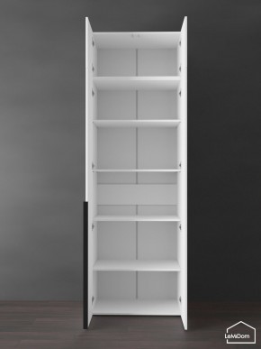 Шкаф с антресолью Linnea MHR-2A-2 2450х800х510 (Белый-М 11.1.1) в Урае - uray.mebel24.online | фото 4