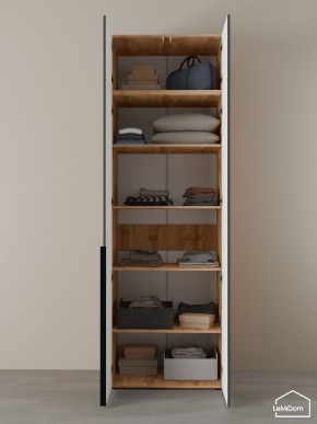 Шкаф с антресолью Linnea MHR-2A-2 2450х800х510 (ДВ-М 11.1.25) в Урае - uray.mebel24.online | фото 4
