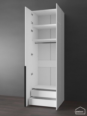 Шкаф с антресолью Linnea MHR-2A-3 2450х800х510 (Белый-М 11.1.1) в Урае - uray.mebel24.online | фото 5