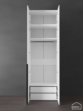 Шкаф с антресолью Linnea MHR-2A-3 2450х800х510 (Белый-М 11.1.1) в Урае - uray.mebel24.online | фото 6