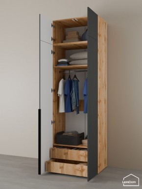 Шкаф с антресолью Linnea MHR-2A-3 2450х800х510 (ДВ-М 11.1.25) в Урае - uray.mebel24.online | фото 5
