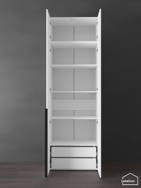 Шкаф с антресолью Linnea MHR-2A-4 2450х800х510 (Белый-М 11.1.1) в Урае - uray.mebel24.online | фото 6