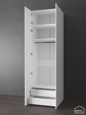 Шкаф с антресолью Linnea MHR-2POA-3 2450х800х510 (Белый-М 11.1.1) в Урае - uray.mebel24.online | фото 6