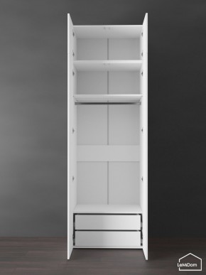 Шкаф с антресолью Linnea MHR-2POA-3 2450х800х510 (Белый-М 11.1.2) в Урае - uray.mebel24.online | фото 5