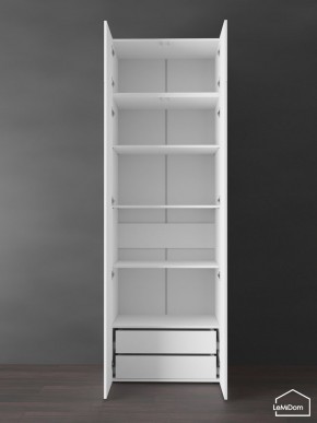 Шкаф с антресолью Linnea MHR-2POA-4 2450х800х510 (Белый-М 11.1.1) в Урае - uray.mebel24.online | фото 6