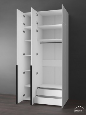 Шкаф с антресолью Linnea MHR-3A-2 2450х1200х510 (Белый-М 11.1.1) в Урае - uray.mebel24.online | фото 5