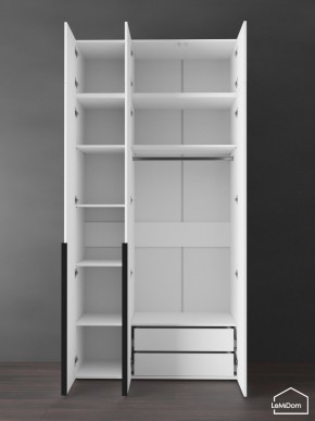 Шкаф с антресолью Linnea MHR-3A-2 2450х1200х510 (Белый-М 11.1.1) в Урае - uray.mebel24.online | фото 6