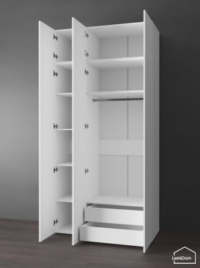 Шкаф с антресолью Linnea MHR-3POA-2 2450х1200х510 (Белый-М 11.1.1) в Урае - uray.mebel24.online | фото 5