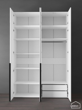 Шкаф с антресолью Linnea MHR-4A-2 2450х1600х510 (Белый-М 11.1.2) в Урае - uray.mebel24.online | фото 5