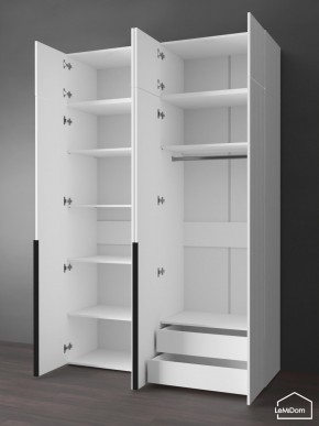 Шкаф с антресолью Linnea MHR-4A-2 2450х1600х510 (Белый-М 11.1.2) в Урае - uray.mebel24.online | фото 6
