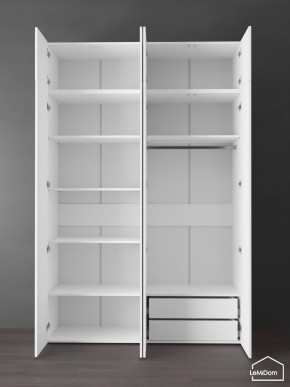 Шкаф с антресолью Linnea MHR-4POA-2 2450х1600х510 (Белый-М 11.1.2) в Урае - uray.mebel24.online | фото 5