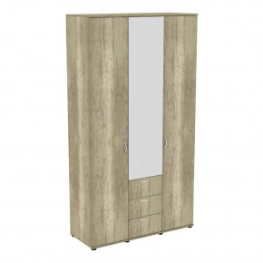 Шкаф с зеркалом Ольга H57_M (ДКМ) в Урае - uray.mebel24.online | фото