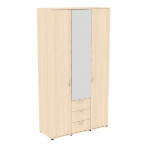 Шкаф с зеркалом Ольга H57_M (ДМ) в Урае - uray.mebel24.online | фото