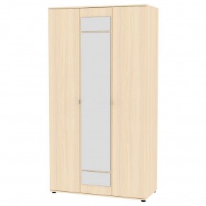 Шкаф с зеркалом "Алиса (H5_M)" с торцевой ручкой (ДМ) в Урае - uray.mebel24.online | фото