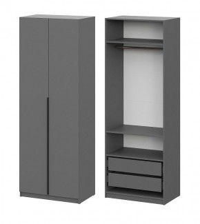 Шкаф ШК-5 + 2 полки + ящики (800) Графит в Урае - uray.mebel24.online | фото 1
