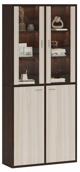 Шкаф-витрина Домино СУ(ш2в2)+2ФС+2ФГ в Урае - uray.mebel24.online | фото 2