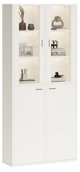 Шкаф-витрина Домино СУ(ш2в2)+2ФС+2ФГ в Урае - uray.mebel24.online | фото 2