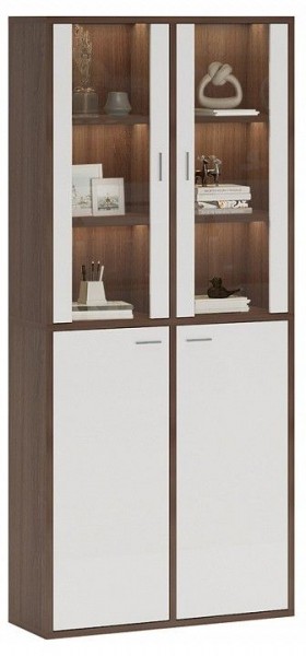 Шкаф-витрина Домино СУ(ш2в2)+2ФС+2ФГ в Урае - uray.mebel24.online | фото 2