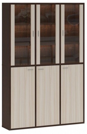 Шкаф-витрина Домино СУ(ш3в2)+3ФГ+3ФС в Урае - uray.mebel24.online | фото
