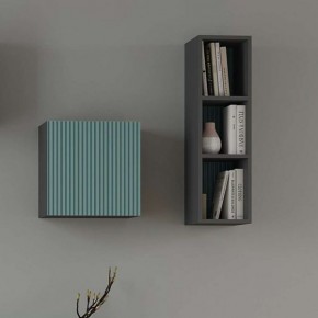 Сириния Куб 2 серый графит/МДФ бриз в Урае - uray.mebel24.online | фото 3