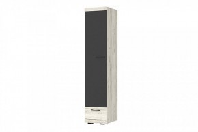 СОНАТА ШС-450 Пенал 1дв, 1ящ. (дуб крафт белый/антрацит) в Урае - uray.mebel24.online | фото