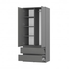 Спальня Симпл (графит) модульная в Урае - uray.mebel24.online | фото 32