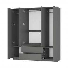 Спальня Симпл (графит) модульная в Урае - uray.mebel24.online | фото 41
