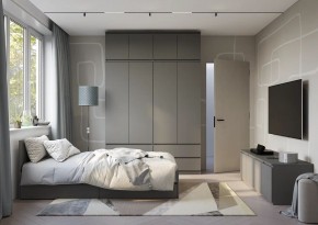 Спальня Симпл (графит) модульная в Урае - uray.mebel24.online | фото 52