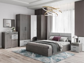 Спальня Теана Ясень Анкор темный/Мрамор лайт в Урае - uray.mebel24.online | фото