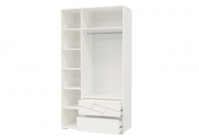 АДЕЛИНА Спальный гарнитур (модульный) Рамух белый в Урае - uray.mebel24.online | фото 9