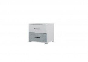 Спальный гарнитур NOVA (модульный) белый/бетон в Урае - uray.mebel24.online | фото 3