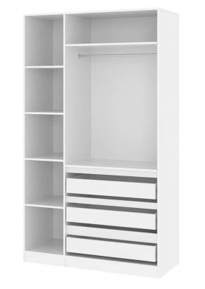 Спальный гарнитур Парус (Белый/Графит) модульный в Урае - uray.mebel24.online | фото 10